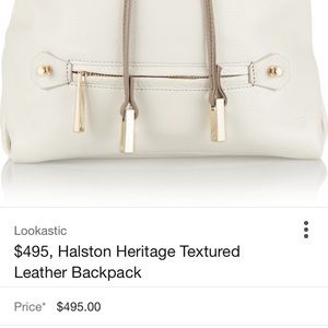 halston heritage backpack